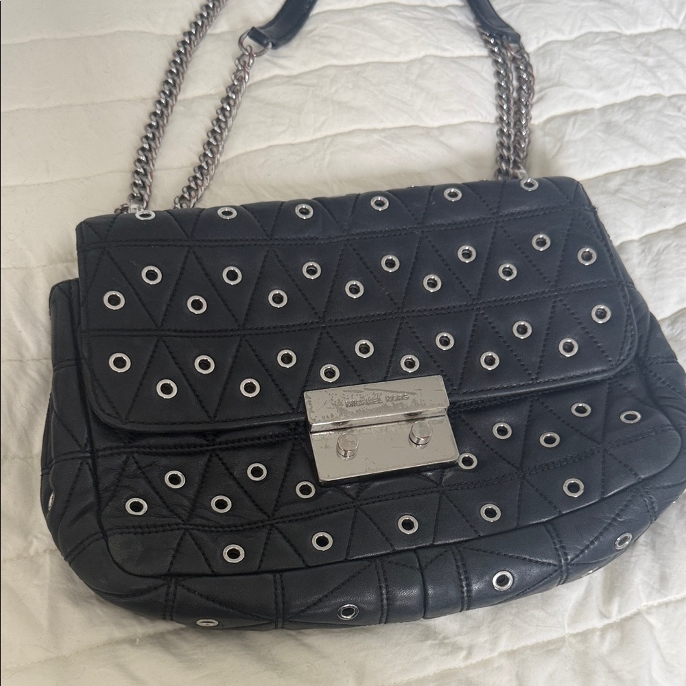 Black michael kors Shoulder Bag with Chain Strap